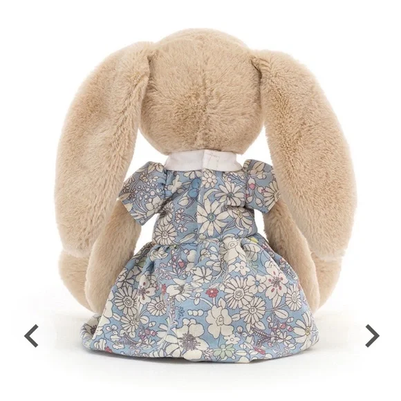NWT Retired Floral Lottie Bunny Plush Bunny